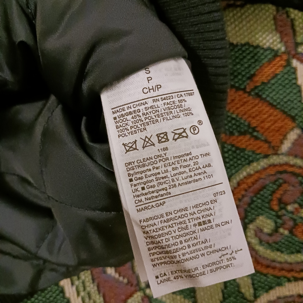 NWT Gap Wool Patch-Pocket Jacket NWT - image 8